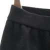Yves Saint Laurent 90s Old Midi Length Knit Tight Skirt 7 Black Women Used