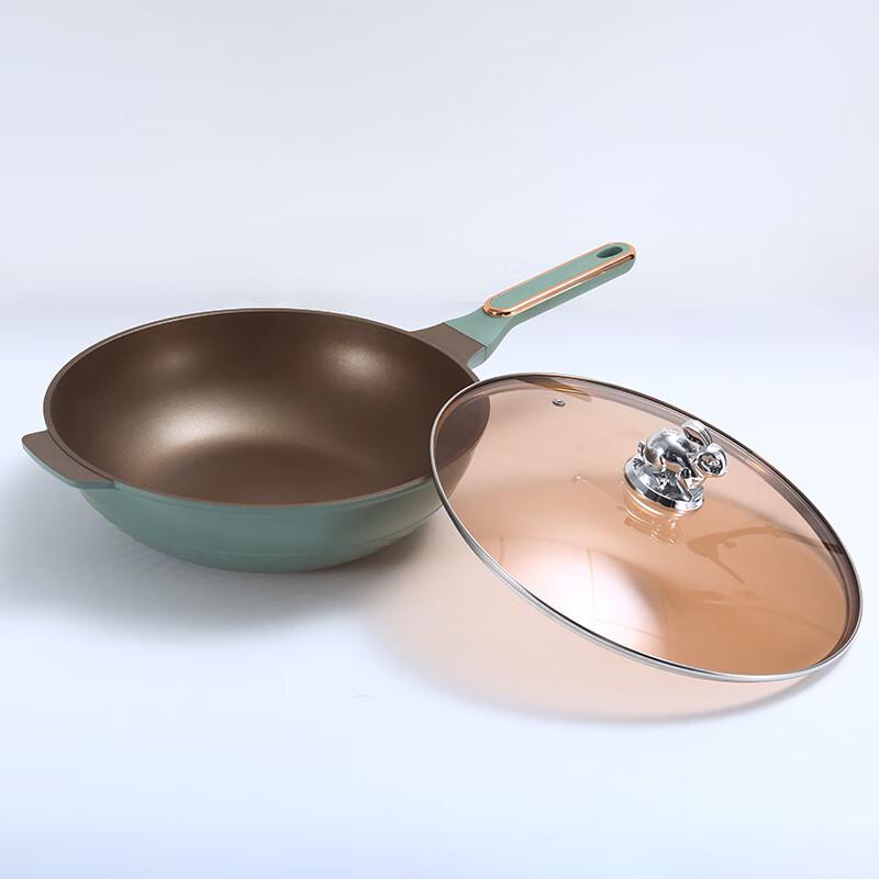 

San Jiaolong XN Aluminum Non-Stick Wok