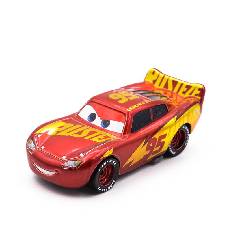 Disney Pixar Cars Lightning McQueen Black Storm Jackson Cruz Matt Klassische Autos Legierungsauto Spielzeug Kinderspielzeug Geschenke