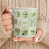 Ceramic Gardening Mug with 3D Relief Pastoral Design Heat-Resistant Coffee Tea Cup Nature-Inspired Drinkware