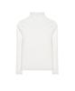 Nigaennikol [Essential] High Neck Slim Top_Dot White