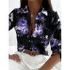 Hot Ladies Shirt 3D Print Long Sleeve Loose Shirts Hawaiian Shirts Fashion and Casual Character Size Comfortable Fabric