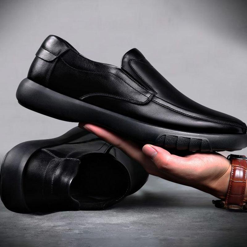 Pánské boty Ležérní značka léto Pánské mokasíny z pravé kůže Pohodlné nazouvací boty