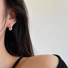 Simple Geometric Twist Earrings Female Fashionable Temperament Creative Ear Buckle Niche Design Earrings Affordable Dainty Earrings Daily Wear