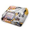Warm BlanketKids Camping M-Mashas and B-Bears  Throw Blanket  Flannel Bedspread For Bedroom Graphic Sofa Bed Cover