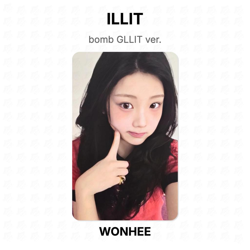 ILLIT Bombe GLLIT ver. Offizielle Fotokarte