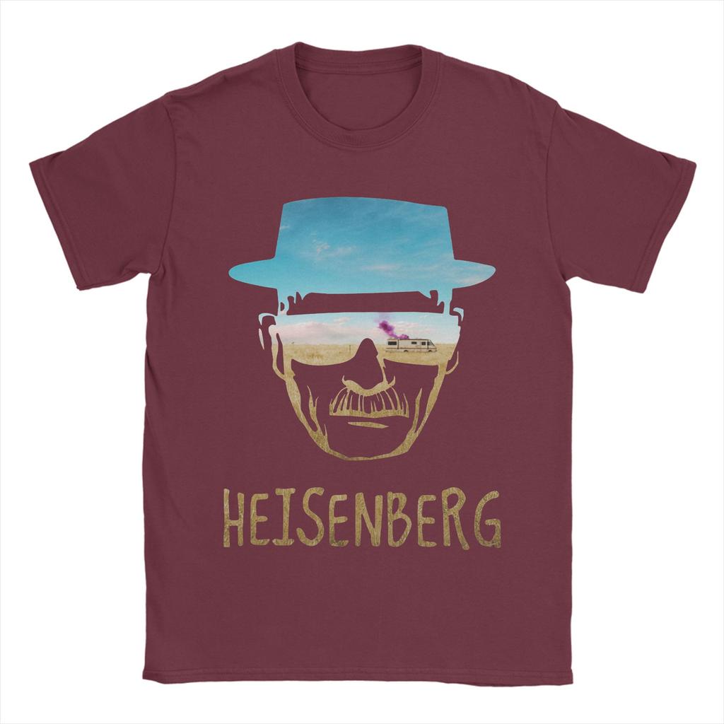 Heisenberg Breaking Bad Men T Shirt Amc Walter White Jessie Pinkman Tee Shirt Short Sleeve O Neck T-Shirt Cotton New Clothing