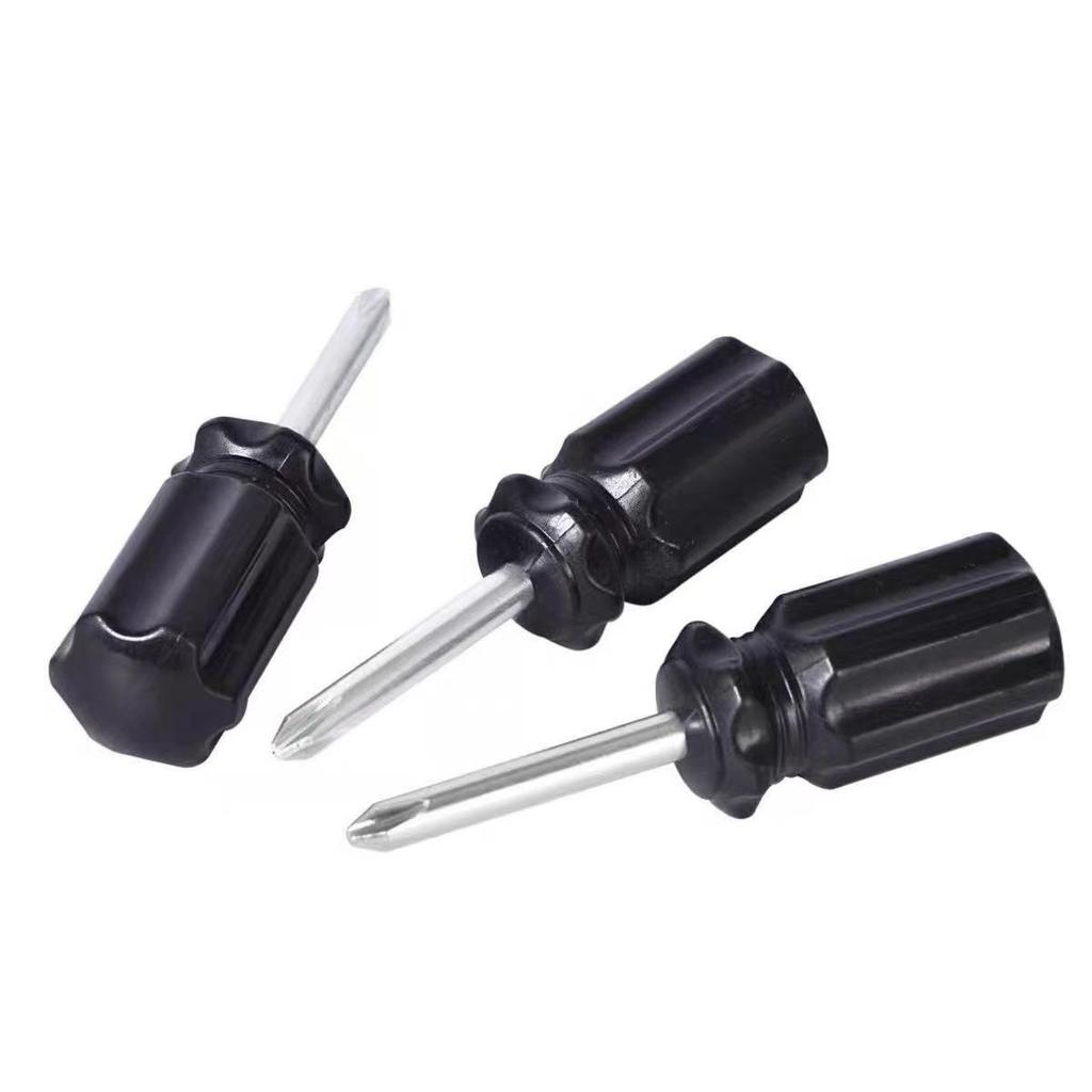 Strong Magnetic Slotted & Phillips Screwdriver Set, Black Handle (5.0, 3.0, 4.0)