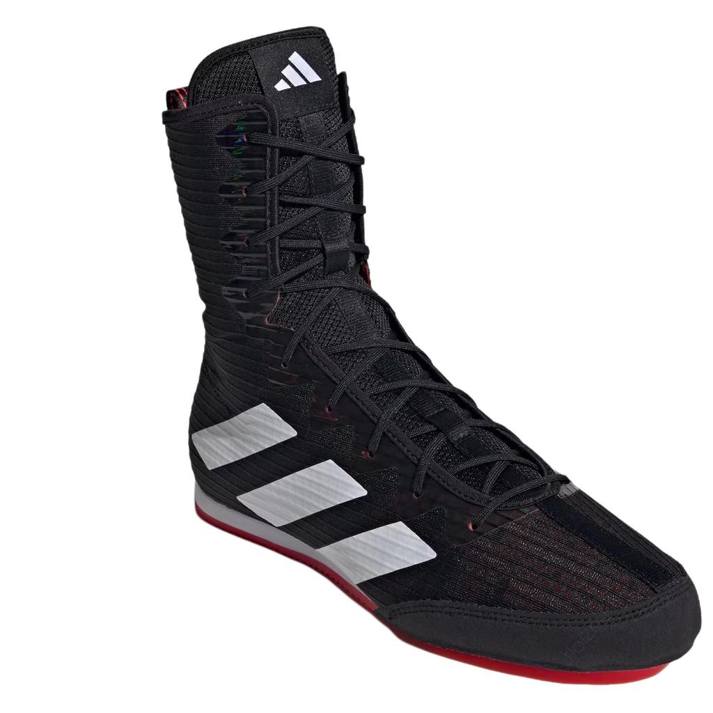 adidas נעלי סניקרס יוניסקס Box Hog 4 שחור לבן אדום טהור שחור ליבה לבן ענן IH2730