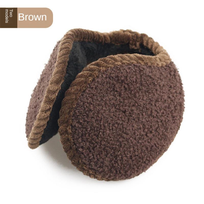 Earmuffs Women Men Winter Elastic Ear Warmers Ear Protection Windproof Soft Thicken Plush Ear Cover Fur Earmuffs