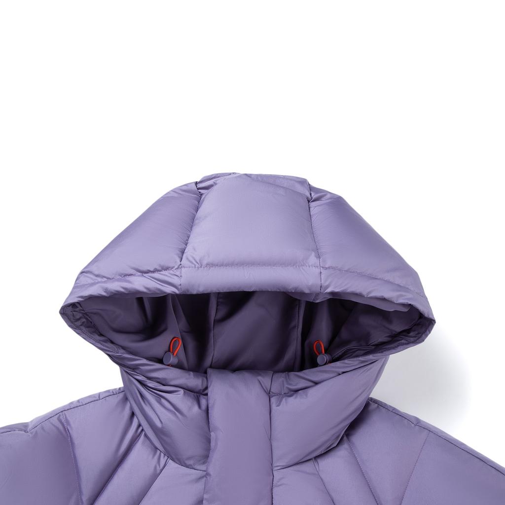Li Ning Serie Sportiva alla Moda Giacca Corta Imbottita con Cappuccio e Zip Colore Unico Uomo Capo d'Abbigliamento Esterno AYMV317-5