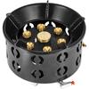 Outdoor Camping Burner Gas Stove Portable Camping Stove Gas and Coal Stove High Power Windproof Stove Camping Fishing Burner