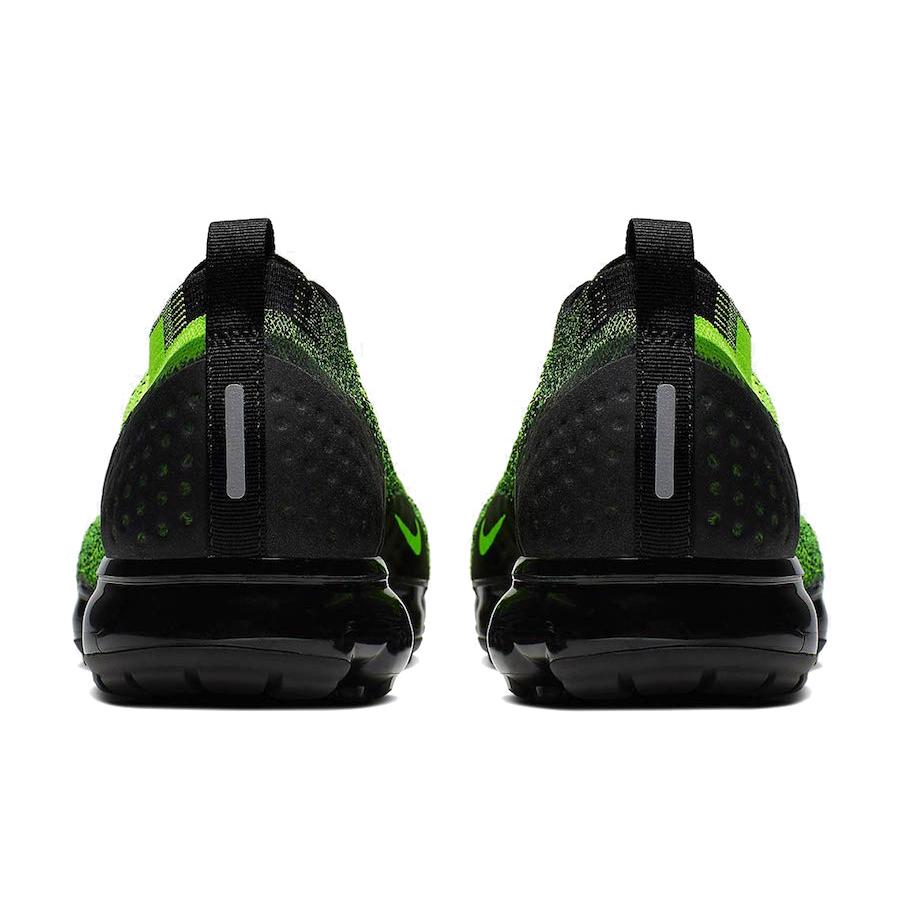 New Nike Air VaporMax Flyknit 2 Volt Black 942842-701
