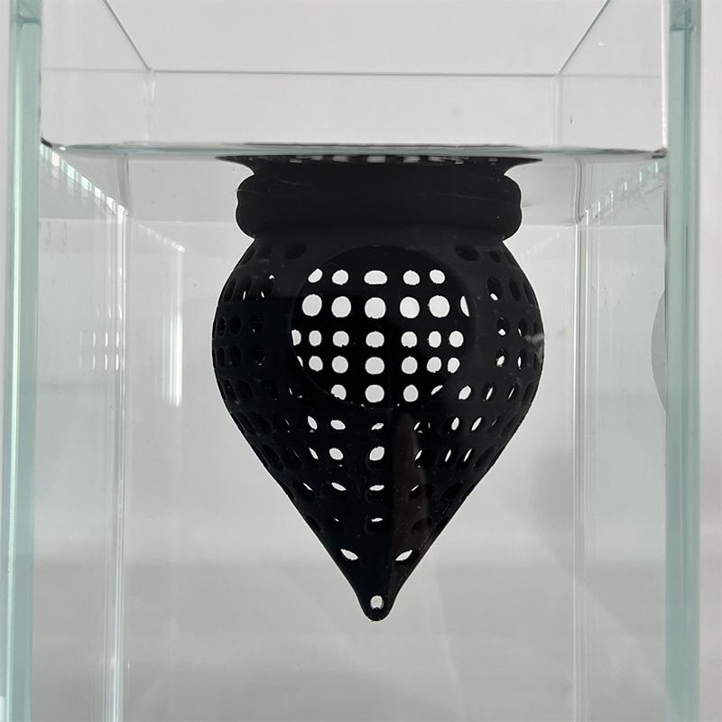 

Suspended Cone Style Fish Bed Fish Hideout Rest Area For Fish Aquarium Tank Decoration Accessories чорний