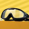 New Swimming Goggles High-Definition Waterproof Anti-Fog Adult Men And Women Swimming Goggles Flat Big Frame Swimming Glasses