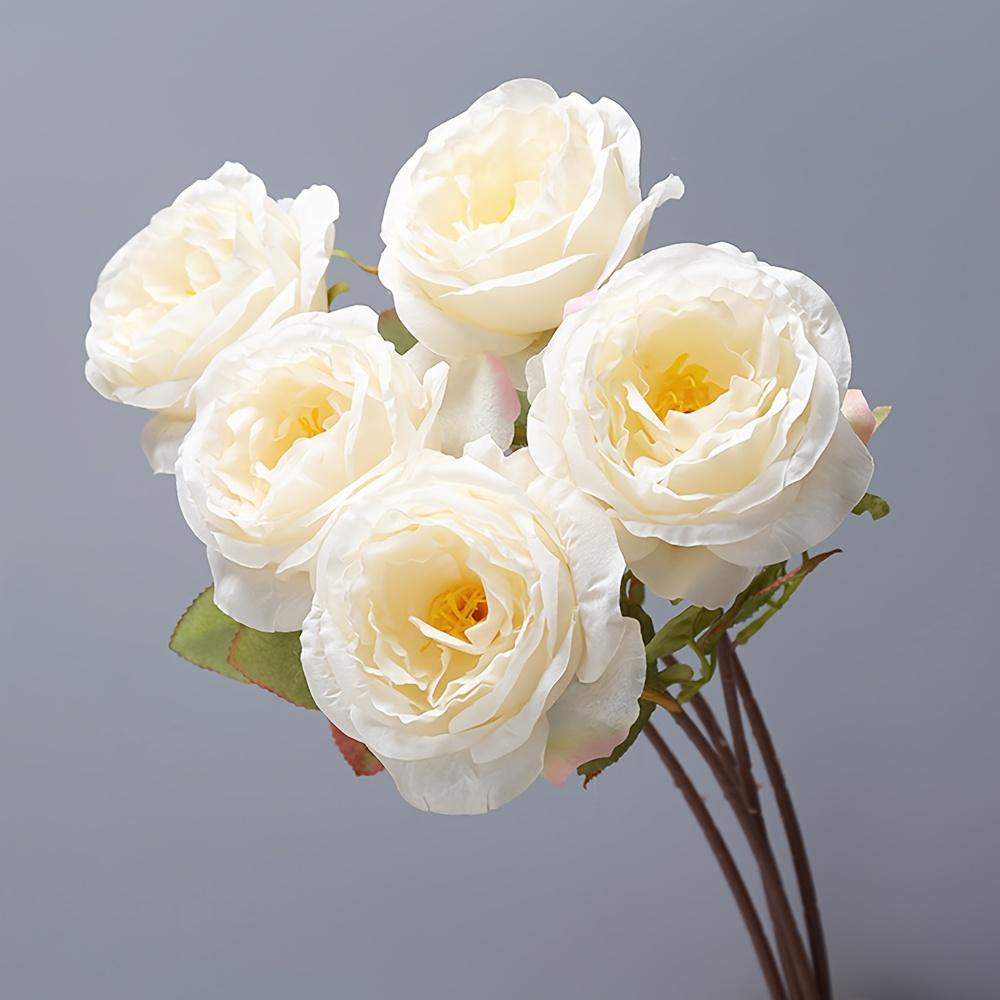 

Большие искусственные розы шелковые цветы реалистичные розы букет длинный стебель искусственная роза на День святого Валентина домашняя композиция свадьба 1Pc белый