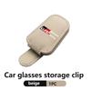 For Toyota Car Leather Glasses Clips Sun Visor Sunglasses CJWH7 Storage Fastener Gazoo Racing TRD Corolla Yaris Chr Auris Rav4 Prado