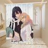 Anime M-Mitsuri-Kanroji  Waterproof Fabric Shower Curtain Bathroom Decoration Curtain Home Hawaiian Style Shower Curtain