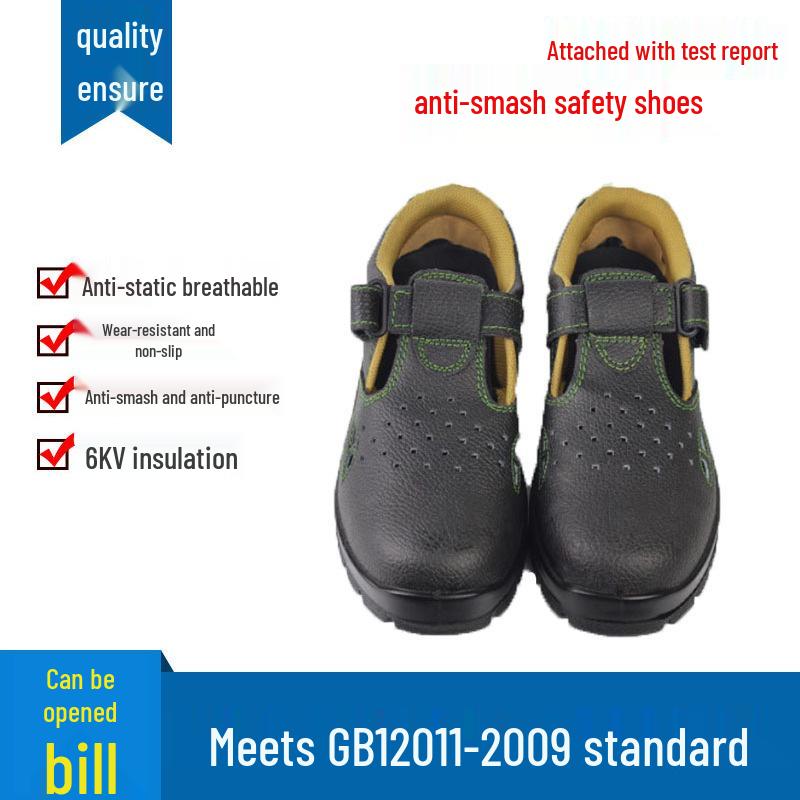 

Summer Breathable Steel Toe Safety Shoes - Anti-Odor, Anti-Smash, Puncture-Proof, Non-Slip, Wear-Resistant, Waterproof 36