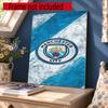 Manchester City 5D Diy Diamond Painting Round Diamond Diy Frameless Holiday Artwork Suitable For Home Office Wall Decoration