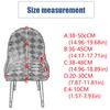 Gebogener Stuhlbezug Stretch Polar Fleece Esszimmerstuhlbezüge Hoher Sesselbezug Sitzbezüge für Küche Büro Hotel Zuhause Party