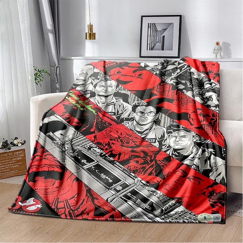 27 Style New G-Ghostbusters Horror Movie Cartoon Blanket,Soft Throw Blanket for Home Bedroom Bed Sofa Travel Picnic Cover Kids
