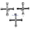 31GJ 4 Way Wrench Multi-Functional for Plumbers Cabinet