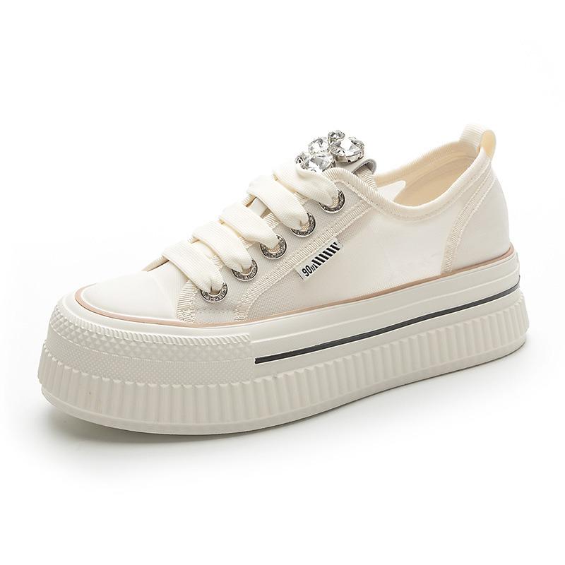 Thick Bottom Muffin White Shoes Sports Casual Board Shoes