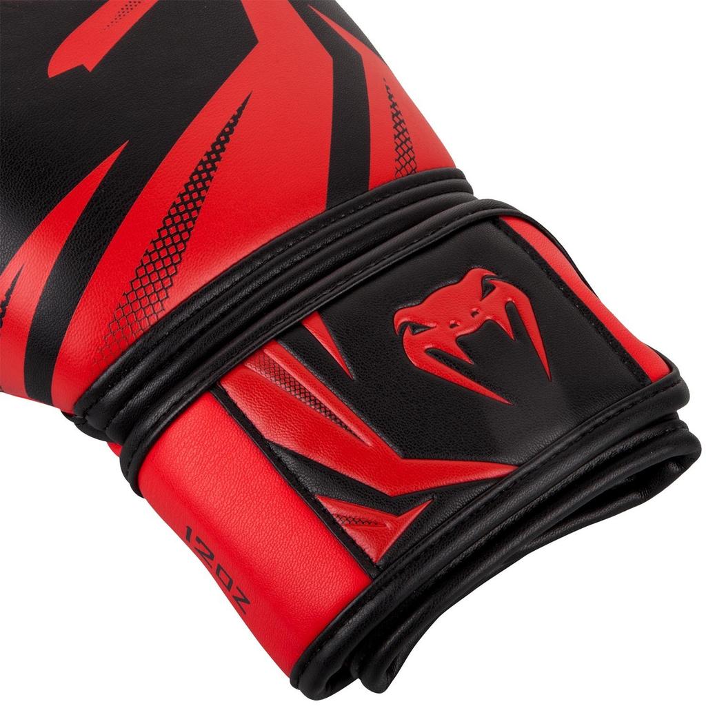 Venum Challenger 3.0 Boxing Gloves Black/Red 12oz