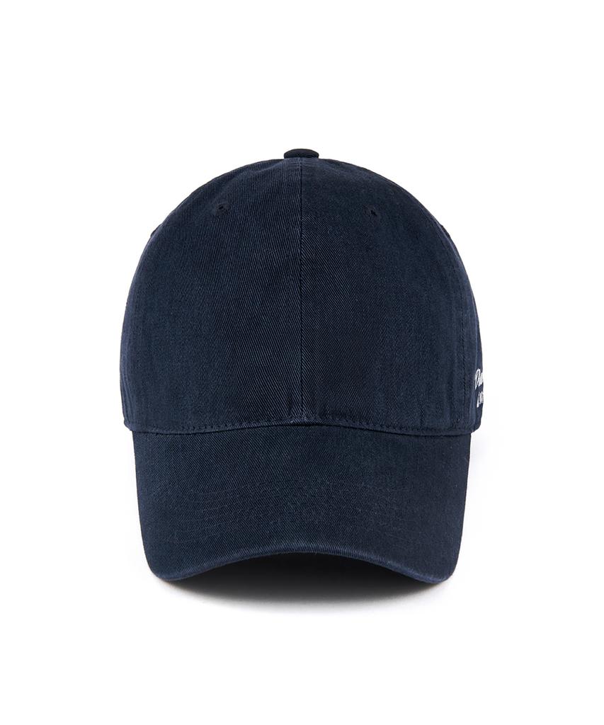 VERUTUM Side Logo Bio-Washed Cap Navy