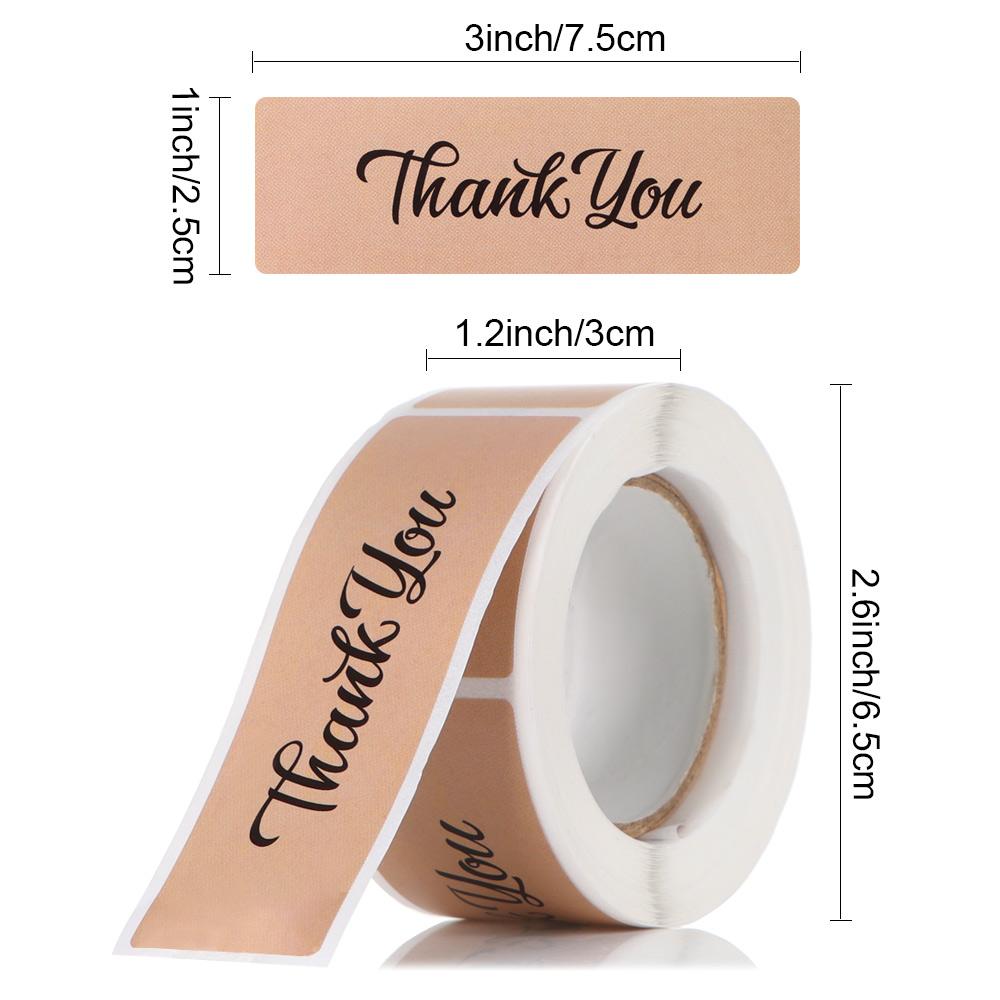 120PCS Thank You For Your Orders Stickers Sealing Labels Small Business Packaging Decals Gifts Wrapping Party Crafts Supplies
