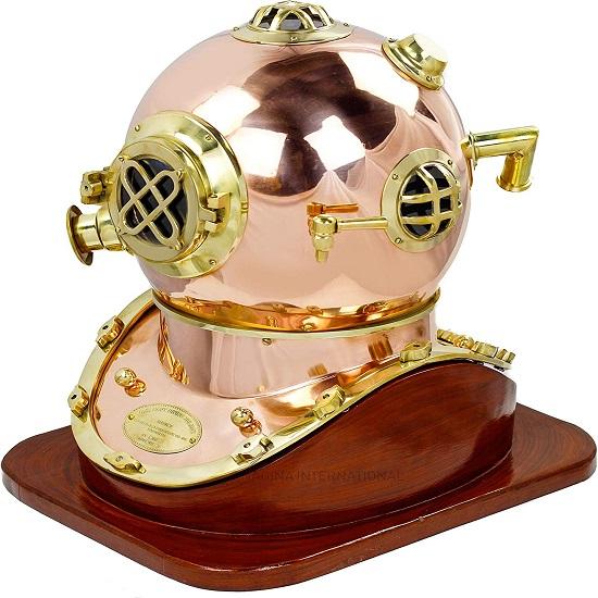 

12-дюймовый морской шлем для подводного плавания, декоративный морской шлем для корабля