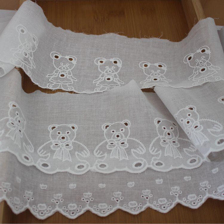 Embroidery Lace Trim for DIY Children's Clothing & Doll Accessories