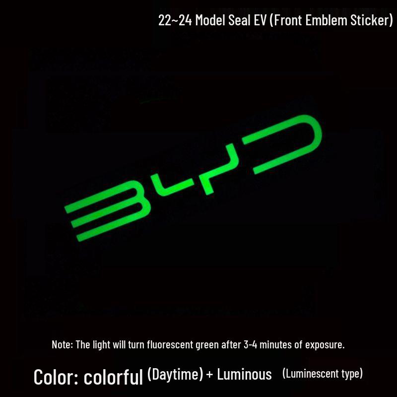 BYD Seal EV Car Logo Sticker for Color Change & Decoration (EVDMI 05, DMI 07, DMI 06, GT 06)