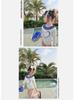2025 Children's Heart Princess One-Piece Swimsuit with Swim Cap for Toddlers & Girls