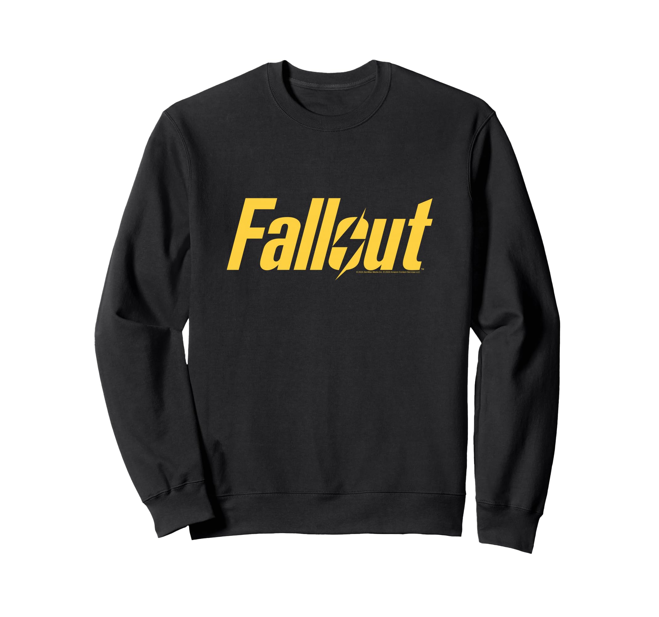 Толстовка с желтым логотипом-молнией из сериала Fallout