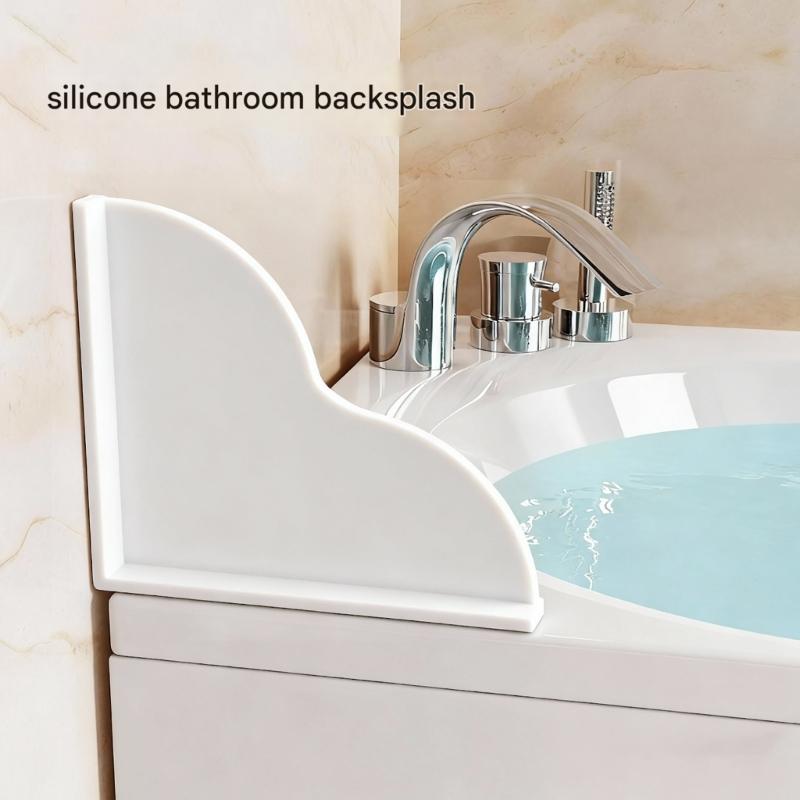 Set Of Two High Quality Rubber Shower Water Guards Maintain Your Bathroom Area Dry And Safe