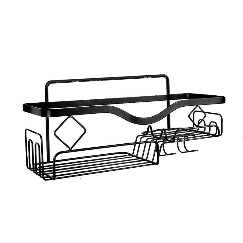 OIMG Suction Cup Wall-Mounted Bathroom Shelf