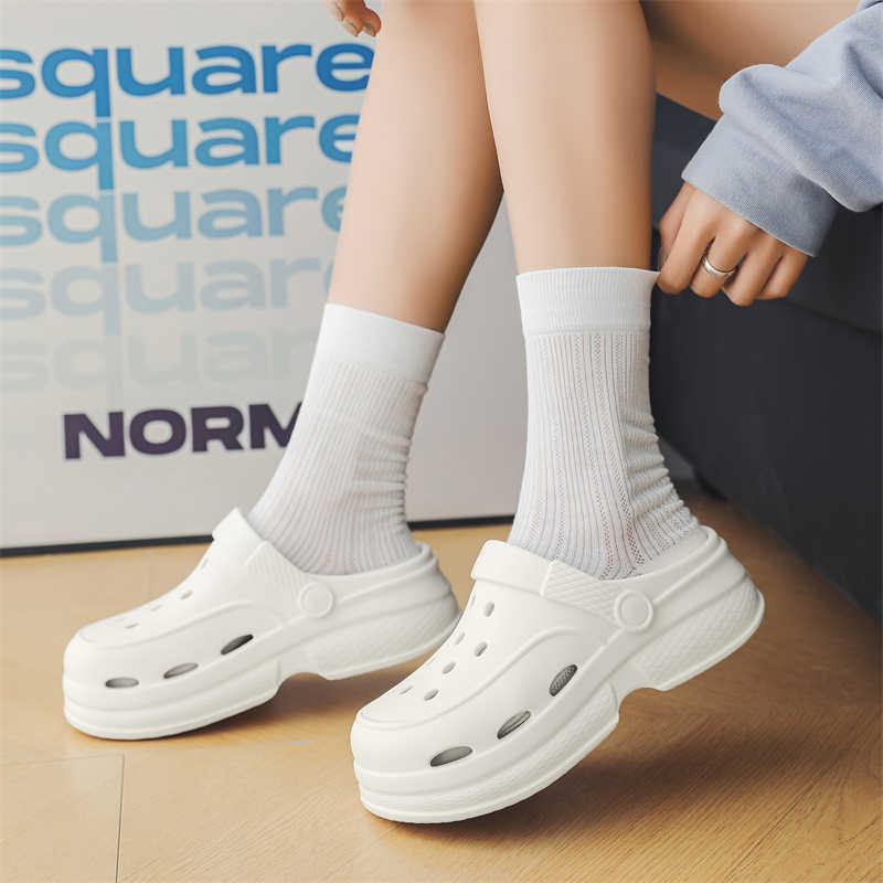 Fashion Open Back Round Foot Women's Slippers Home Shoes For Walking Silver Women Sandals Sneakers Sport Fitness Visitors