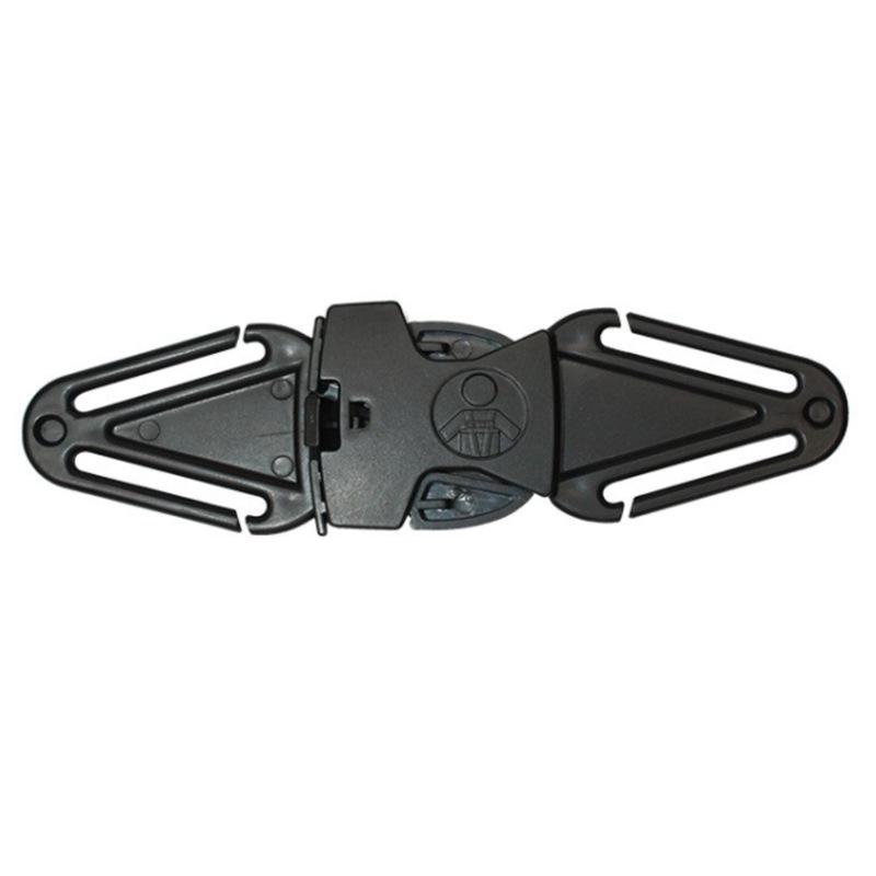 

Регулировочный ремень для правильного расположения ремня безопасности детского сиденья с нагрудным зажимом для автомобиля и коляски чёрный