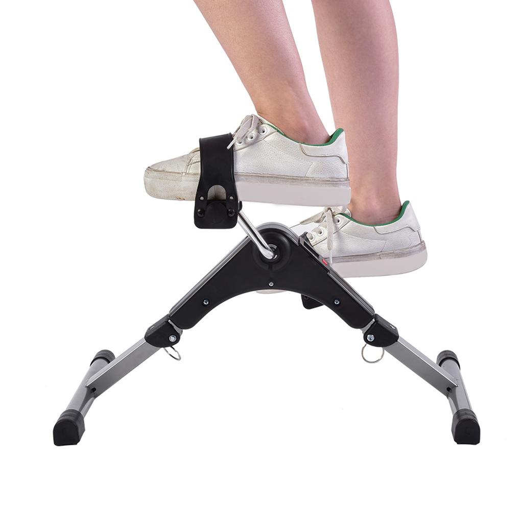 Foldable Mini Pedal Exerciser Bike - Leg & Arm Rehabilitation Trainer for Elderly Home Physical Therapy