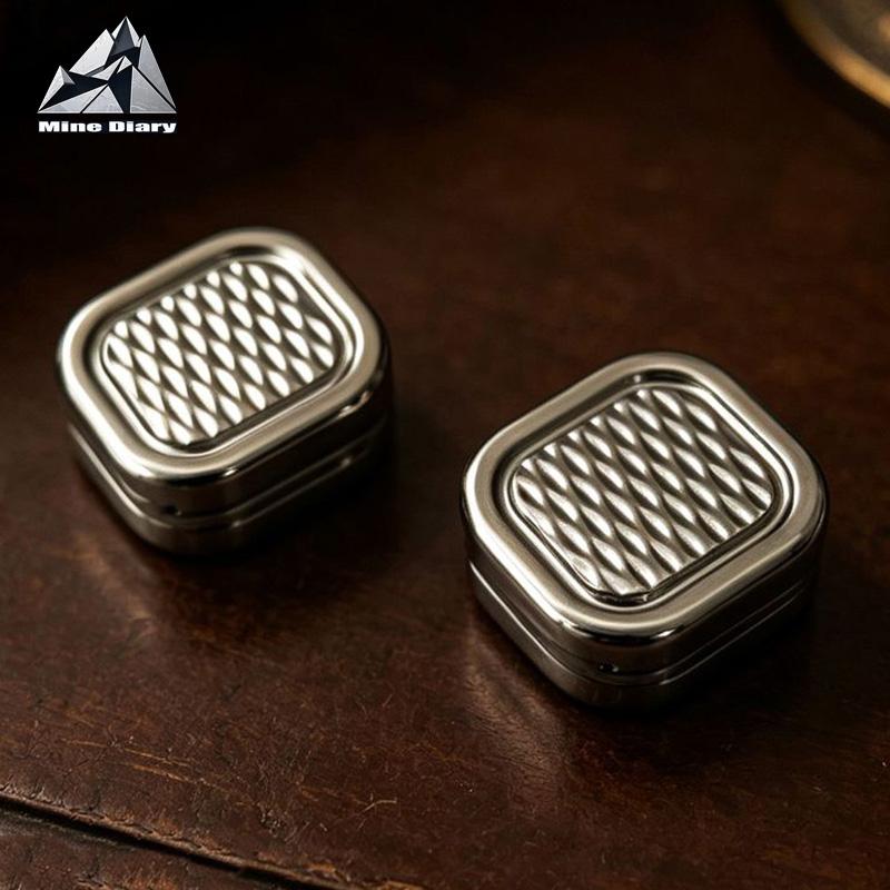 Mini Fidget Slider Portable Stress Relief Toys Magnetic Push Slider Fidget Spinner Metal E Fashion Adult Concentration Toys