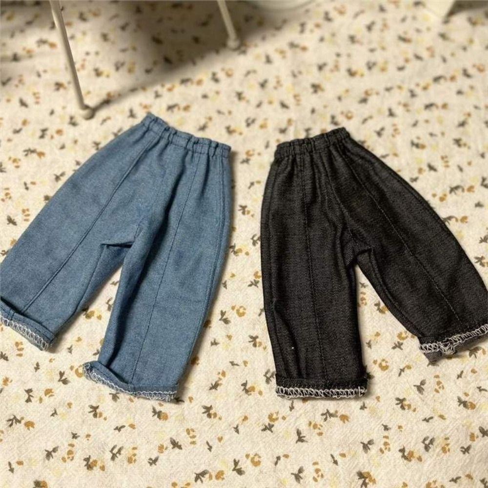Elegant Knitted Cardigans Tops Cute Doll Jeans Pants for 1/4 1/6 BJD 30/45cm Dolls Doll Clothes