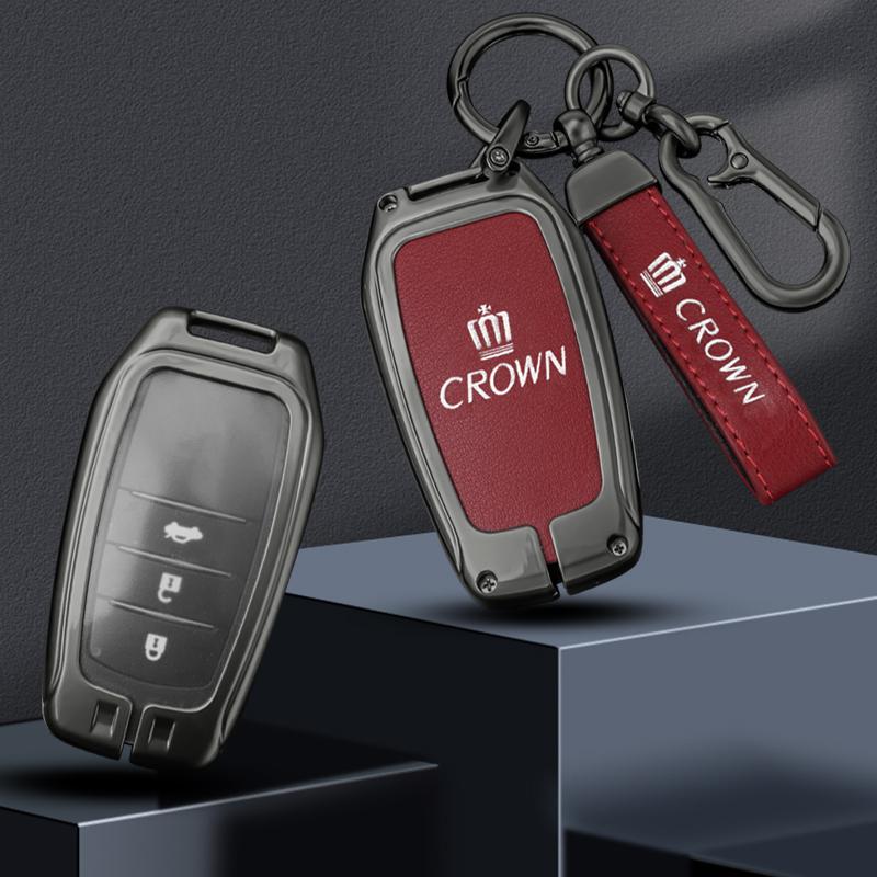 Car Key Case Fob Cover Shell Auto Accessories For Toyota CHR Hilux Fortuner Land Cruiser 200 Camry Corolla Crown RAV4 Highland