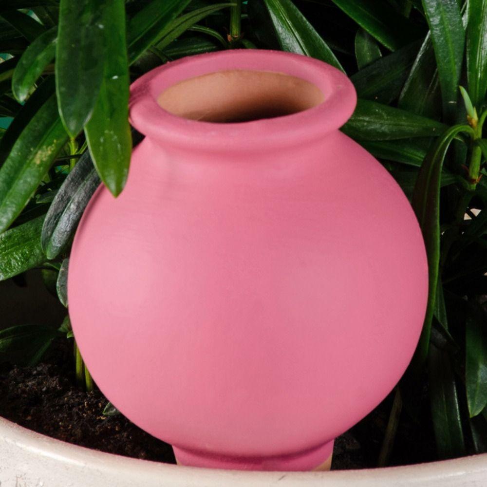 4PCS Self Watering Potted Plant Drip Irrigator Ceramics Water-saving Potted Dropper Device Breathable Conical Plug Rod