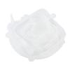 Couvercle Silicone Alimentaire Extensible, 6 Paquets de Couvercle Extensible en Silicone, Flexible, réutilisable