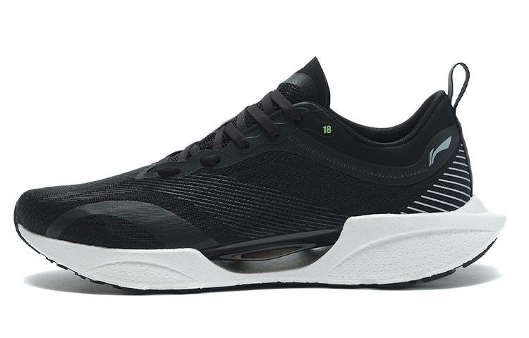 Li Ning Super Light 18 Тканевая Амортизация Легкие Низкие Беговые Кроссовки Мужские Черные ARMR007-2 40