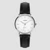 Toleuso T41L-F-Ssbk The Classic Quartz 28Mm Women'S Leather Watch