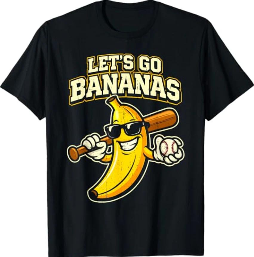 Lets Go Banana Retro T- Shirt 4XL