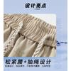 Mens Tencel Linen Blend Casual Pants Lightweight Breathable Straight Leg Trousers